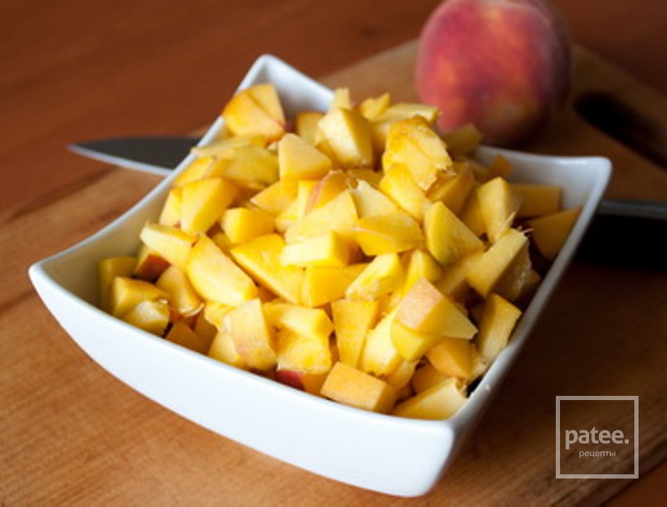 Персиковые маффины - Шаг 1