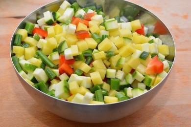 Овощной суп Минестроне - приготовление