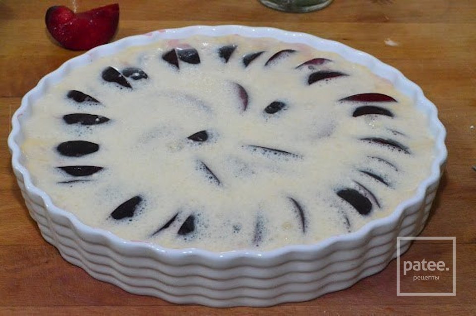 Запеканка со сливами - Шаг 4