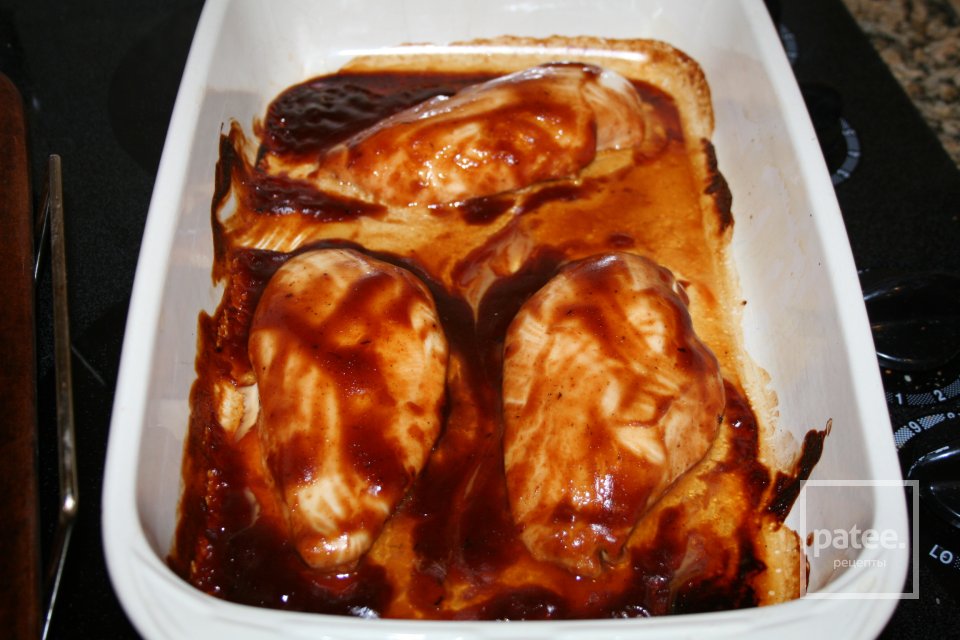 Пицца из курицы под соусом барбекю - Шаг 1