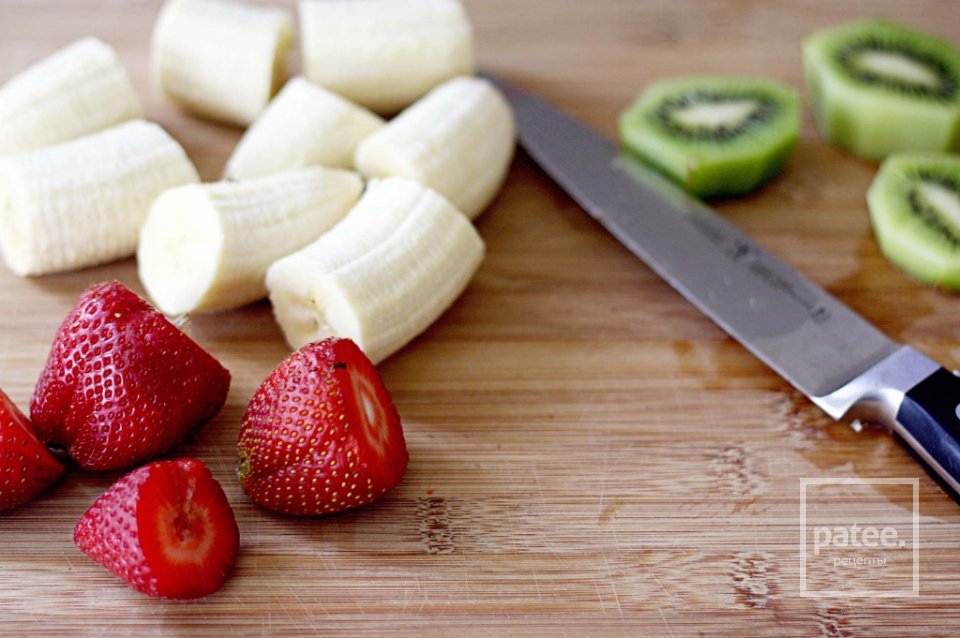 Замороженный фруктовый йогурт - Шаг 2