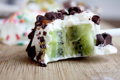 Замороженный фруктовый йогурт - приготовление