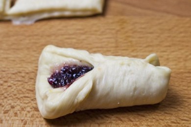 Булочки с джемом - приготовление