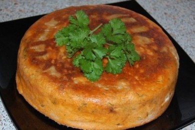 Пирог Ленивец - приготовление