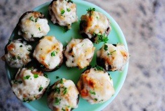 Французские грибочки с запеченным сыром