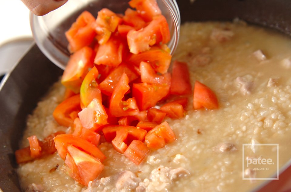 Ризотто с жареными помидорами - Шаг 5