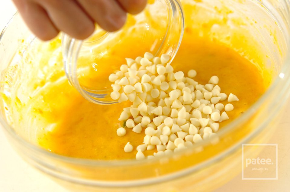 Тыквенные печенья с белым шоколадом - Шаг 3