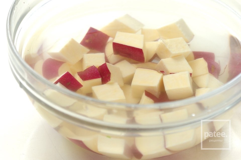 Сладкий картофельный суп - Шаг 1