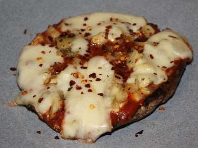 Рецепт Грибная пицца с артишоками