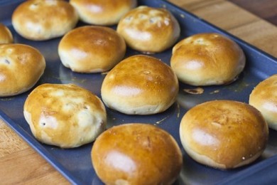 Булочки с мясом - приготовление