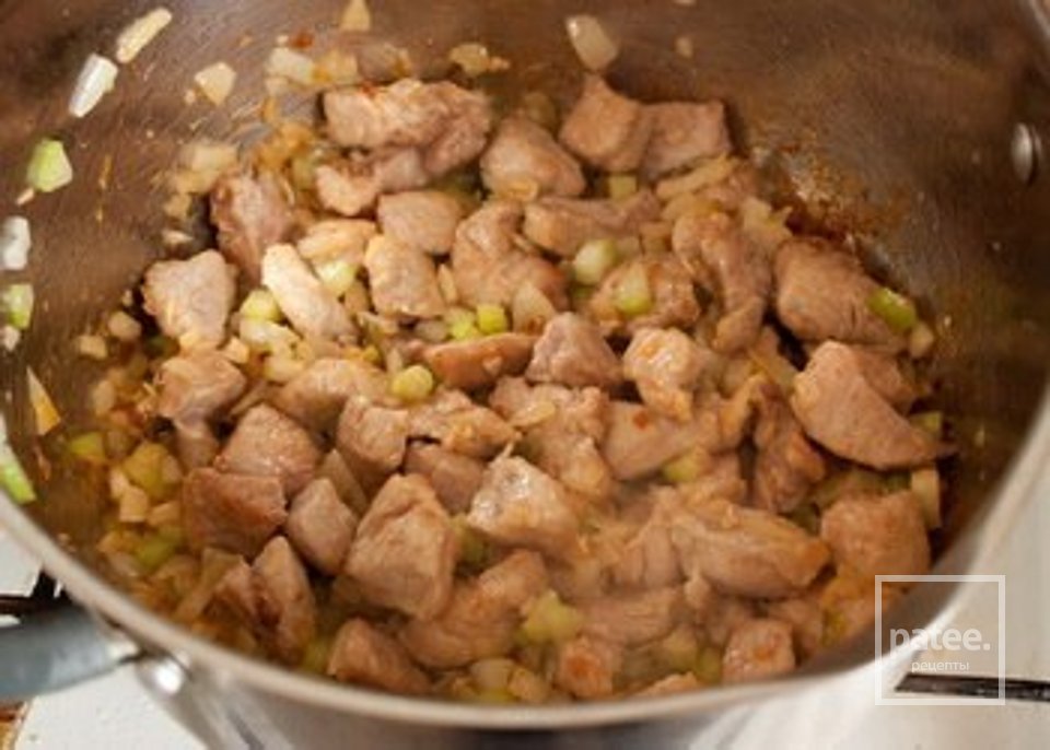 Острый суп из свинины с фасолью - Шаг 2