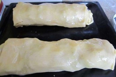 Яблочный штрудель - приготовление