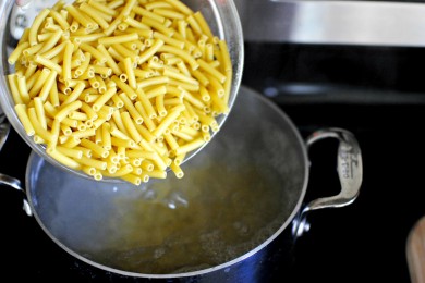 Паста с лимоном и базиликом - приготовление