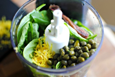 Паста с лимоном и базиликом - приготовление