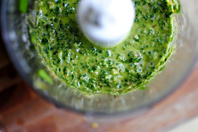 Паста с лимоном и базиликом - приготовление