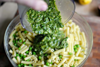Паста с лимоном и базиликом - приготовление