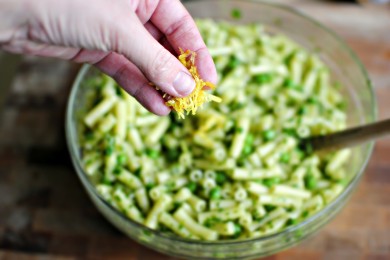 Паста с лимоном и базиликом - приготовление