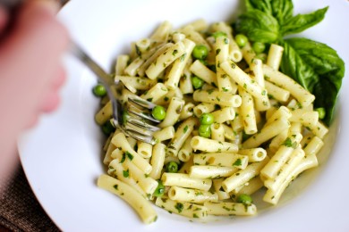 Паста с лимоном и базиликом - приготовление