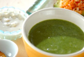 Суп-пюре из шпината