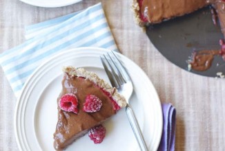 Малиново-шоколадный тарт