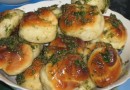 Пампушки с чесноком