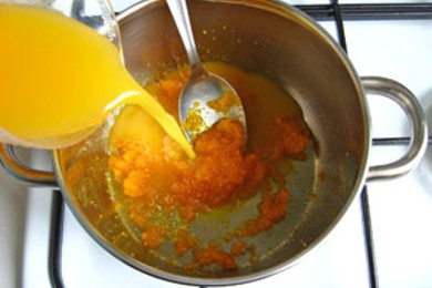 Шоколадно-банановые блины - приготовление