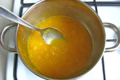 Шоколадно-банановые блины - приготовление