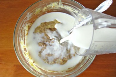 Шоколадно-банановые блины - приготовление