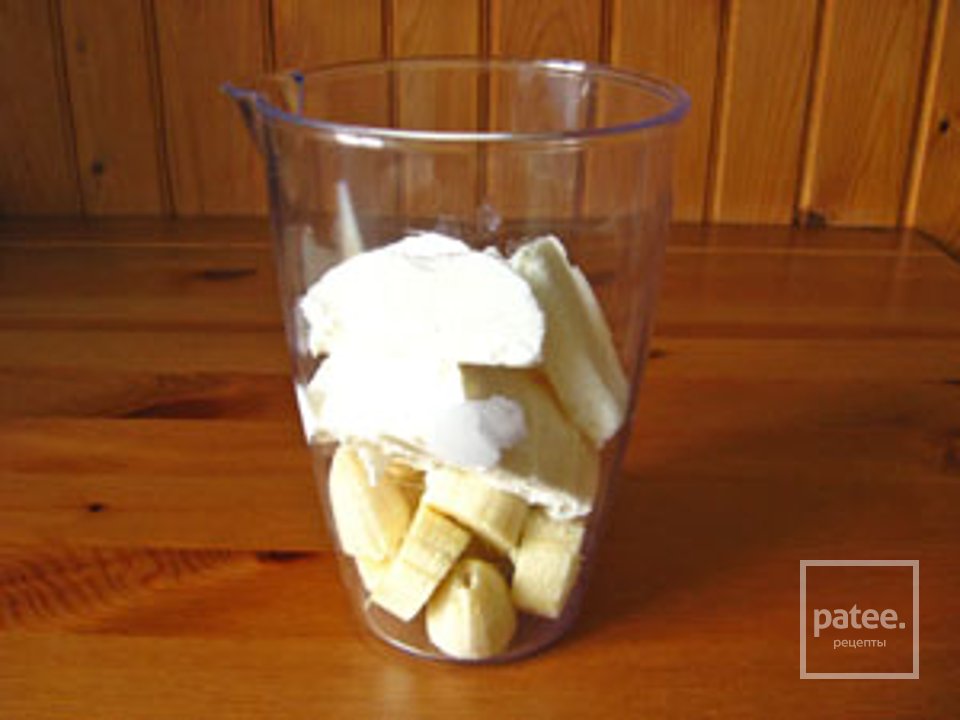 Молочно-банановый коктейль - Шаг 2