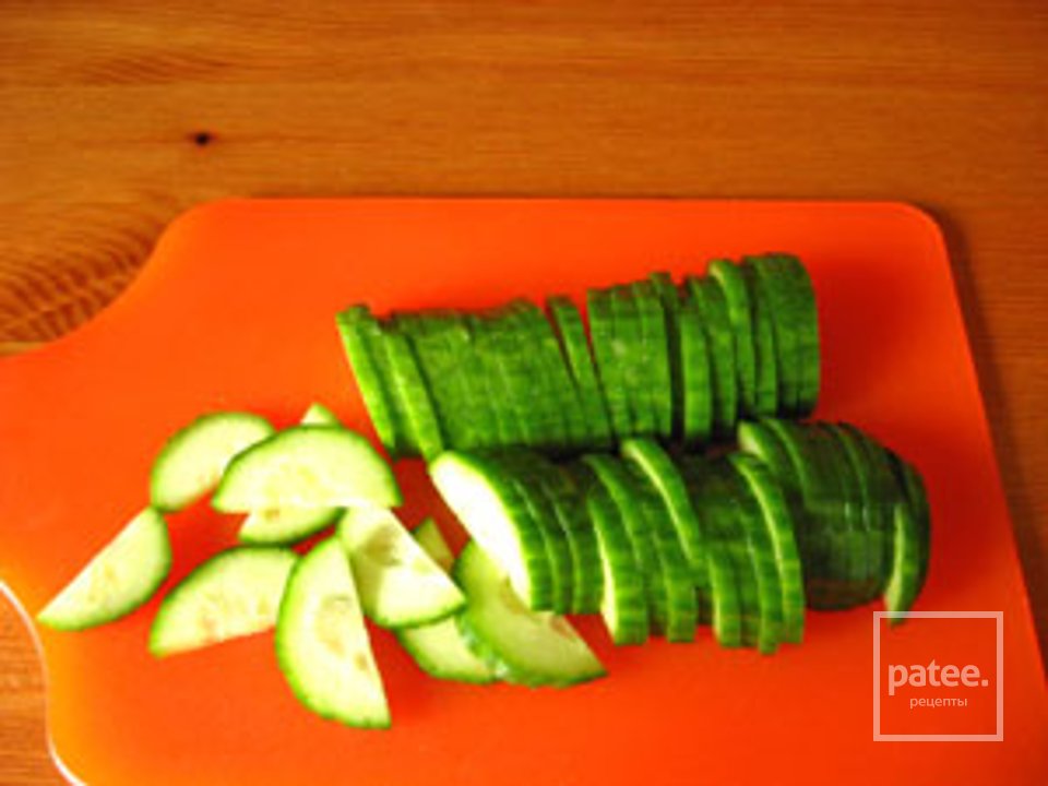 Салат из черемши и редиса - Шаг 3