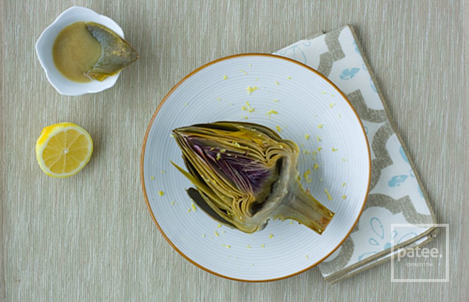 Тушенные артишоки с лимонным маслом - Шаг 2