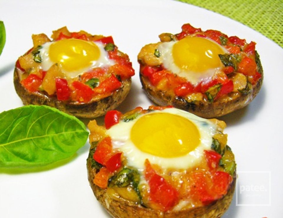 Фаршированные шампиньоны - Шаг 8