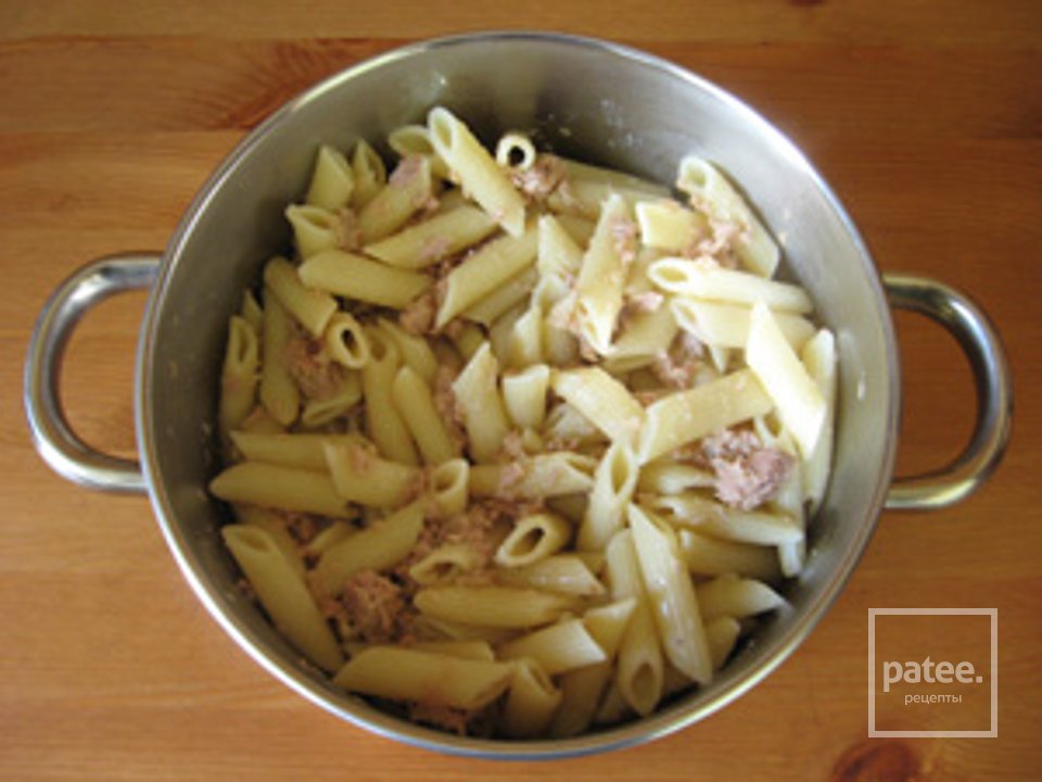 Макароны с тунцом - Шаг 6