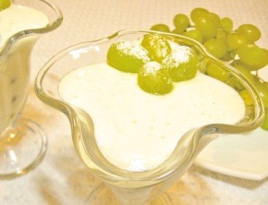 Рецепт Медовый сыр с виноградом