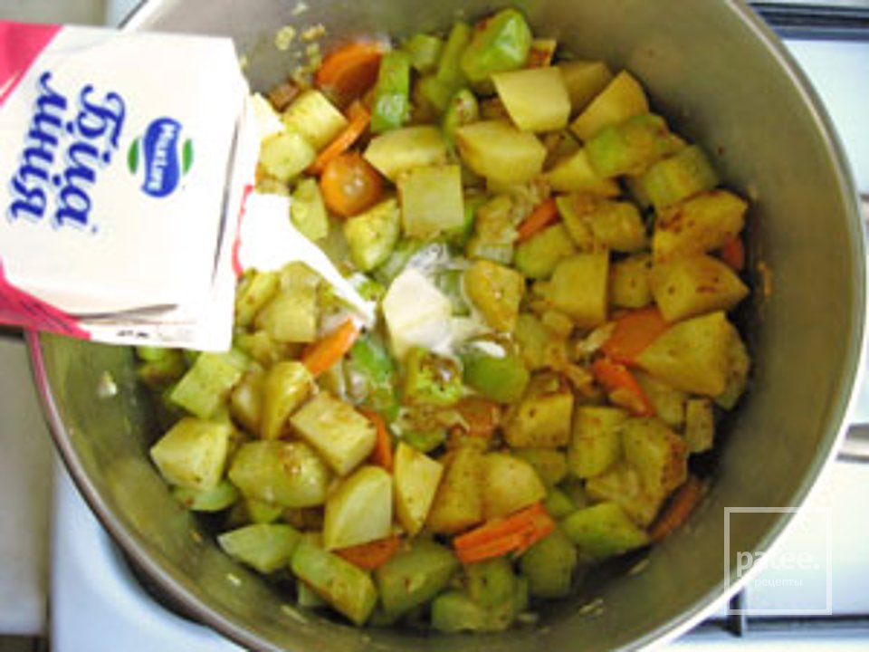 Суп-пюре из кабачков - Шаг 11