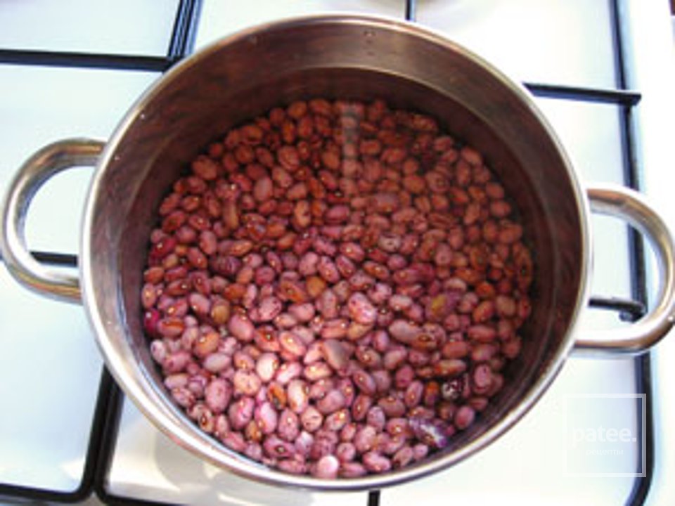 Капустник на копченых ребрышках - Шаг 1