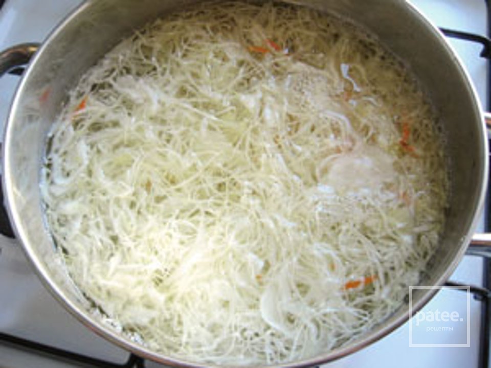 Капустник на копченых ребрышках - Шаг 3