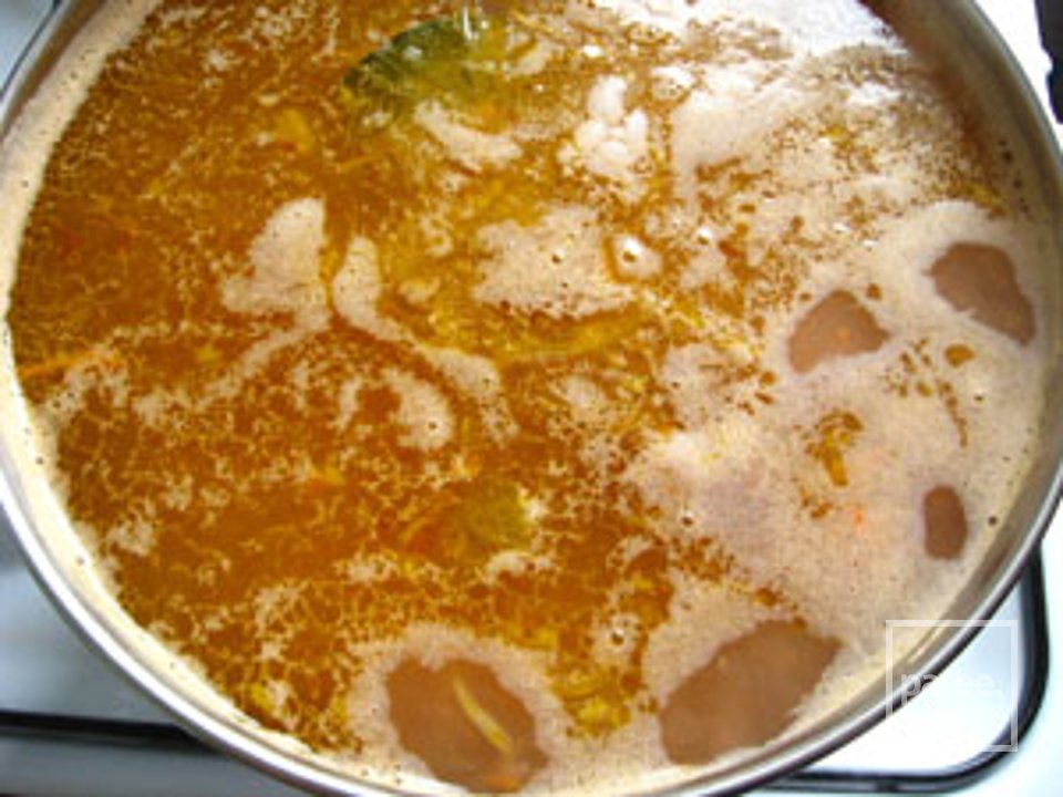 Капустник на копченых ребрышках - Шаг 12