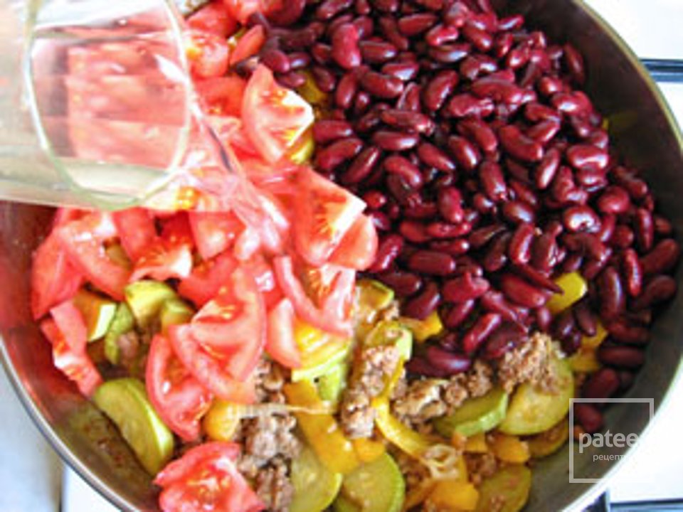 Овощное рагу с мясом и фасолью - Шаг 9