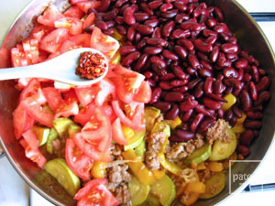 Овощное рагу с мясом и фасолью - Шаг 10