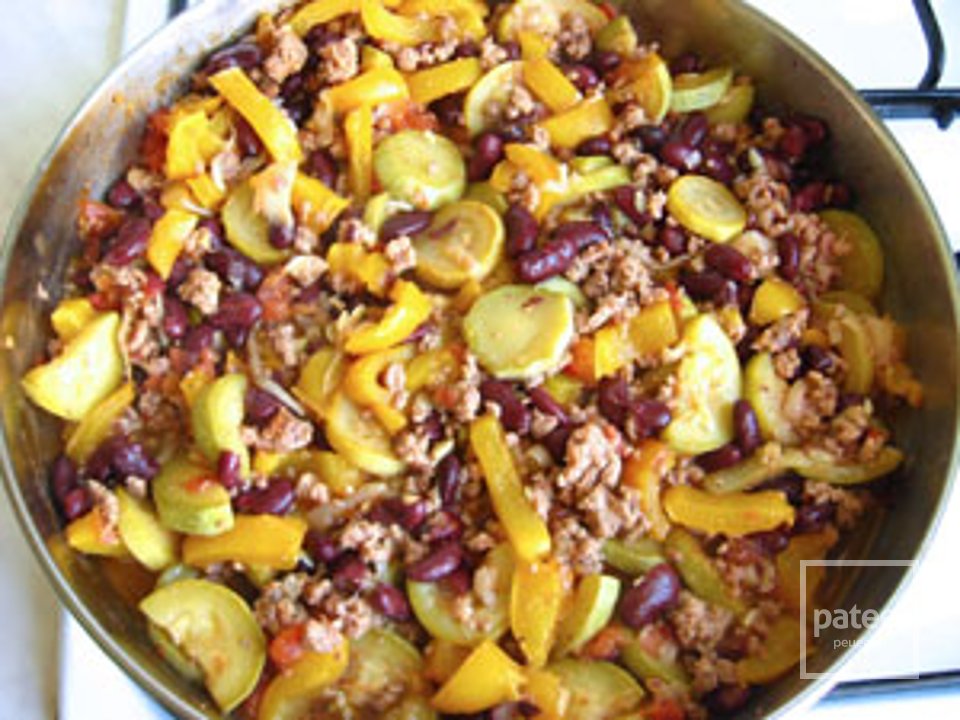 Овощное рагу с мясом и фасолью - Шаг 11