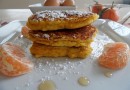 Цитрусовые блинчики с кокосом