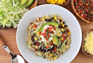 Лебеда  с черными бобами