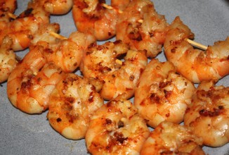 Жаренные креветки