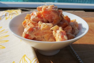 Сладкий картофельный салат