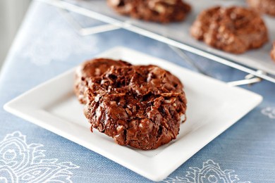 Рецепт Миндально-кокосовое шоколадное печенье