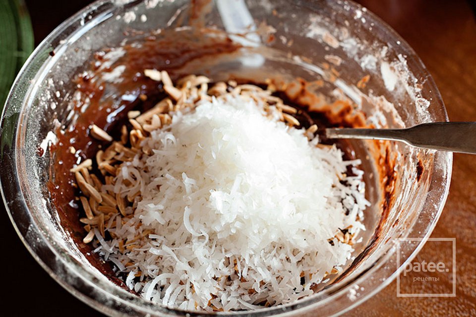 Миндально-кокосовое шоколадное печенье - Шаг 5