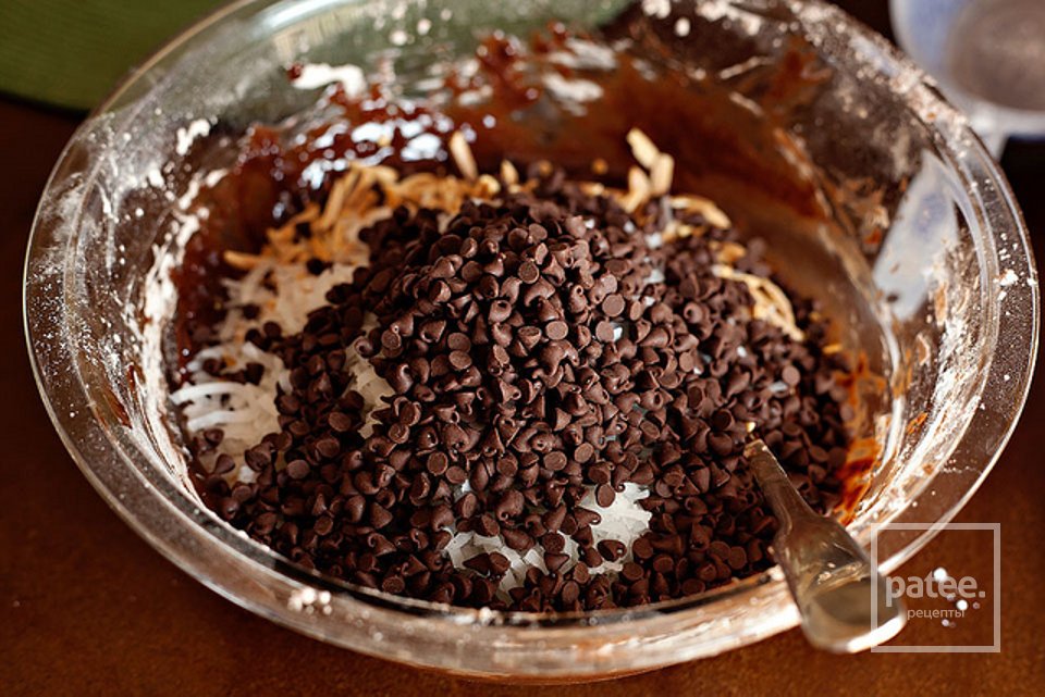 Миндально-кокосовое шоколадное печенье - Шаг 6