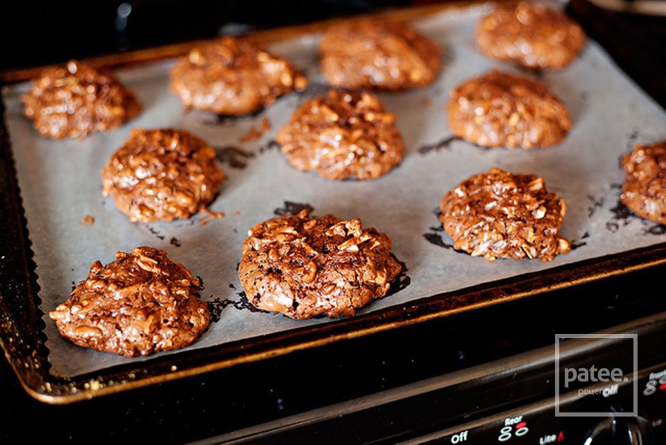 Миндально-кокосовое шоколадное печенье - Шаг 9