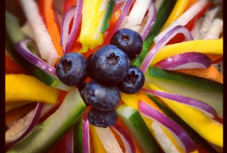 Весенний салат Радуга